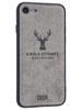 Силиконовый чехол Deer для iPhone 7, 8, SE 2020, SE 2022 серый