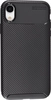 Силиконовый чехол Carbon case для iPhone XR черный