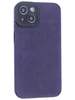 Силиконовый чехол Suede для iPhone 13 фиолетовый