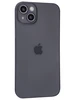 Тонкий пластиковый чехол Slim для iPhone 14 Plus / 15 Plus черный матовый
