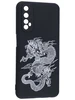 Силиконовый чехол Soft Plus для Realme 7 китайский дракон