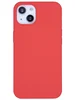 Силиконовый чехол Silicone Case для iPhone 13 красный