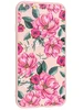 Силиконовый чехол Soft для iPhone 6, 6S розовые пионы