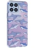 Силиконовый чехол Clear для Huawei Honor X8 4G акулы