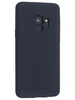 Силиконовый чехол SiliconeCase для Samsung Galaxy S9 G960 черный матовый