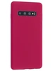 Силиконовый чехол SiliconeCase для Samsung Galaxy S10 G973 амарантовый