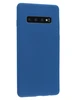 Силиконовый чехол SiliconeCase для Samsung Galaxy S10 G973 синий