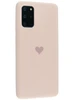 Силиконовый чехол Silicone Hearts для Samsung Galaxy S20 Plus песочно-розовый