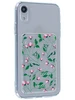 Силиконовый чехол Card holder для iPhone XR весенние цветы