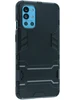 Пластиковый чехол Stand case для OnePlus 9R / OnePlus 8T черный с подставкой