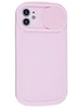 Силиконовый чехол Round на iPhone 11 розовый