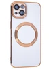 Силиконовый чехол Sheen для iPhone 13 белый (для MagSafe)