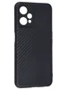 Силиконовый чехол Carboniferous для Realme 9 Pro / Realme 9 5G черный
