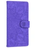 Чехол-книжка Weave Case для Xiaomi Redmi 10 фиолетовая