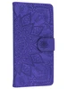 Чехол-книжка Weave Case для Realme 8i фиолетовая