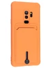Силиконовый чехол Pocket для Samsung Galaxy S9+ G965 оранжевый
