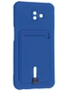 Силиконовый чехол Pocket для Samsung Galaxy J6+ 2018 J610F синий