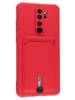 Силиконовый чехол Pocket для Xiaomi Redmi Note 8 Pro красный