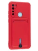 Силиконовый чехол Pocket для Xiaomi Redmi Note 8 (2021) красный