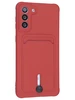 Силиконовый чехол Pocket для Samsung Galaxy S21 Plus 5G красный