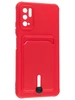 Силиконовый чехол Pocket для Xiaomi Poco M3 Pro / Redmi Note 10T красный