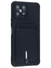 Силиконовый чехол Pocket для Huawei Honor X8 4G черный