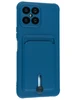 Силиконовый чехол Pocket для Huawei Honor X8 4G синий