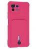 Силиконовый чехол Pocket для Xiaomi Mi 11 Lite / Xiaomi 11 Lite 5G NE фуксия