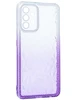 Силиконовый чехол 3D diamond для Samsung Galaxy A32 4G purple white