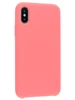 Силиконовый чехол Silicone Case для iPhone X, XS, 10 коралловый