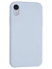 Силиконовый чехол Silicone Case для iPhone XR голубой
