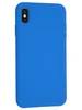 Силиконовый чехол Silicone Case для iPhone XS Max синий