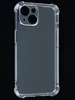 Силиконовый чехол Alfa clear strips для iPhone 15 прозрачный (защита камеры)