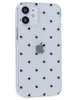 Силиконовый чехол Clear для iPhone 12 Mini минимализм