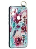 Силиконовый чехол Flower для Xiaomi Poco C51 / Redmi A1 Plus / Redmi A2 Plus Акварельные цветы (с ручкой)