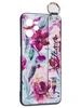 Силиконовый чехол Flower для Realme C35 Акварельные цветы (с ручкой)