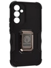Пластиковый чехол Full protection для Samsung Galaxy A54 черный с подставкой и магнитным держателем
