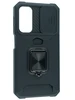 Силиконовый чехол Plastic slot для Samsung Galaxy A24 4G черный с карманом под карту