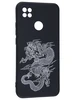 Силиконовый чехол Soft edge для Xiaomi Redmi 9C китайский дракон