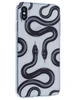 Силиконовый чехол Clear для iPhone XS Max змеи