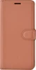 Чехол-книжка PU для Samsung Galaxy J4+ 2018 коричневая с магнитом