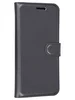 Чехол-книжка PU для Sony Xperia 10 Dual черная с магнитом