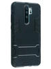 Пластиковый чехол Stand case для Xiaomi Redmi Note 8 Pro черный с подставкой