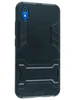 Пластиковый чехол Stand case для Vivo Y91c черный с подставкой