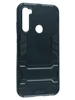 Пластиковый чехол Stand case для Xiaomi Redmi Note 8T черный с подставкой