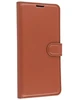 Чехол-книжка PU для Realme 8i коричневая с магнитом