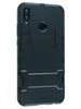 Пластиковый чехол Stand case для Huawei Honor 8X черный с подставкой