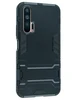 Пластиковый чехол Stand case для Huawei Honor 20 pro черный с подставкой
