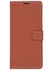 Чехол-книжка PU для Xiaomi Redmi 9 (Prime) коричневая с магнитом