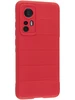Силиконовый чехол Huandun case для Xiaomi 12 / 12x / 12s красный